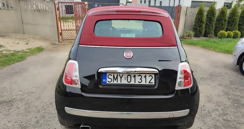 Fiat 500 cena 24900 przebieg: 165000, rok produkcji 2012 z Mikstat małe 301